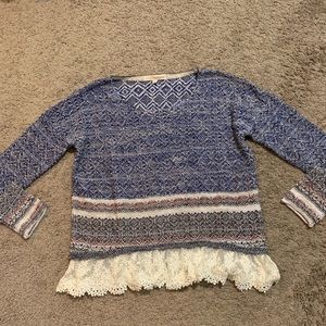 Rewind Hem Trim Top Large